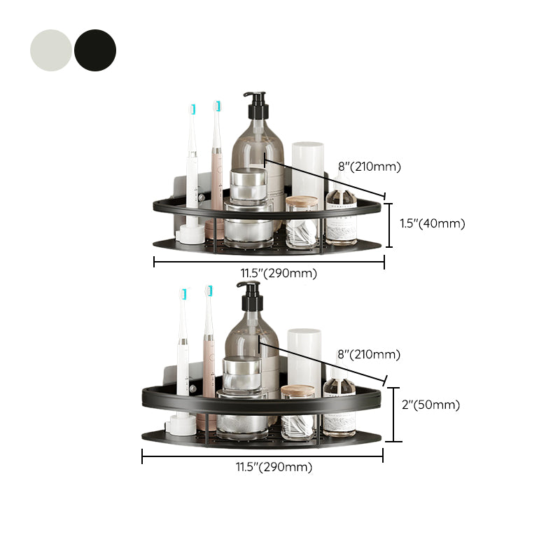 Simplicity Bathroom Accessories Hardware Set Bath Shelf Bathroom Accessory Kit Clearhalo 'Bathroom Hardware Sets' 'Bathroom Hardware' 'Bathroom Remodel & Bathroom Fixtures' 'bathroom_hardware_sets' 'Home Improvement' 'home_improvement' 'home_improvement_bathroom_hardware_sets' 7422801