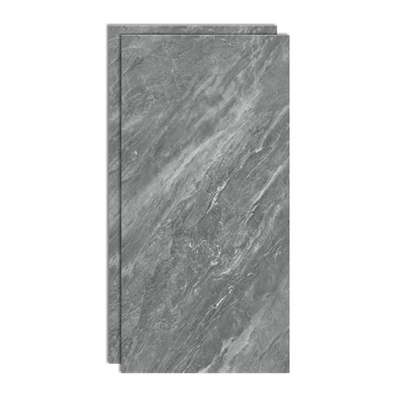 Floor and Wall Tile Marble Print Living Room Porcelain Indoor Floor Tile Light Gray Clearhalo 'Floor Tiles & Wall Tiles' 'floor_tiles_wall_tiles' 'Flooring 'Home Improvement' 'home_improvement' 'home_improvement_floor_tiles_wall_tiles' Walls and Ceiling' 7423178