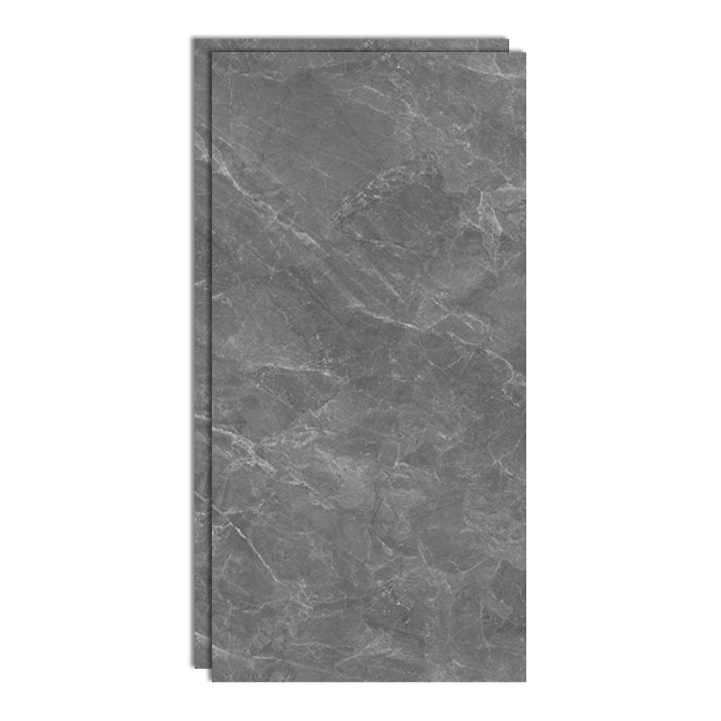Floor and Wall Tile Marble Print Living Room Porcelain Indoor Floor Tile Silver Gray Clearhalo 'Floor Tiles & Wall Tiles' 'floor_tiles_wall_tiles' 'Flooring 'Home Improvement' 'home_improvement' 'home_improvement_floor_tiles_wall_tiles' Walls and Ceiling' 7423187