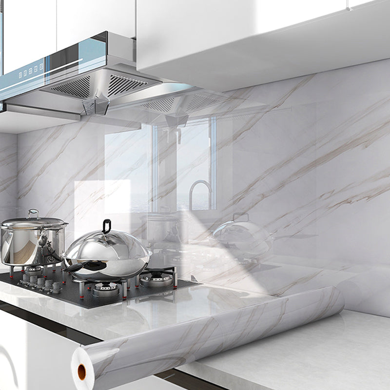 Modern Peel & Stick Field Tile PVC Rectangular Wallpaper for Floor and Wall Ivory Clearhalo 'Flooring 'Home Improvement' 'home_improvement' 'home_improvement_peel_stick_blacksplash' 'Peel & Stick Backsplash Tile' 'peel_stick_blacksplash' 'Walls & Ceilings' Walls and Ceiling' 7423427