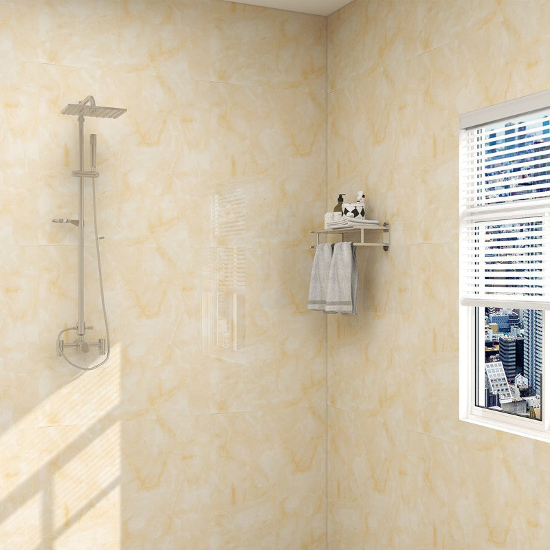 Modern Peel and Stick Tiles PVC Rectangular Peel and Stick Wall Tile Ginger 19.7" x 196.9" Extra Thick Clearhalo 'Flooring 'Home Improvement' 'home_improvement' 'home_improvement_peel_stick_blacksplash' 'Peel & Stick Backsplash Tile' 'peel_stick_blacksplash' 'Walls & Ceilings' Walls and Ceiling' 7423457