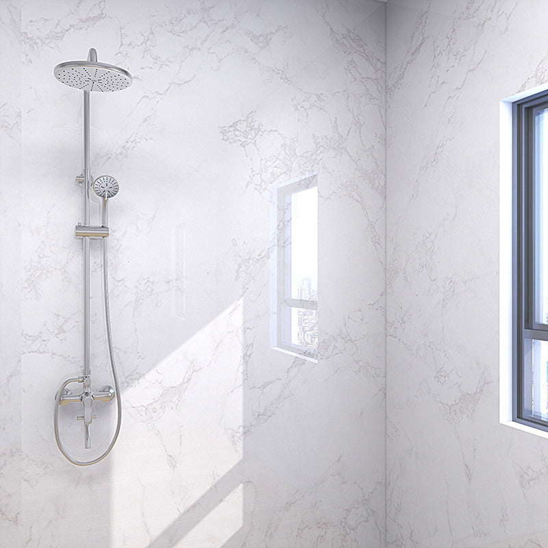 Modern Peel and Stick Tiles PVC Rectangular Peel and Stick Wall Tile Marble Extra Thick Clearhalo 'Flooring 'Home Improvement' 'home_improvement' 'home_improvement_peel_stick_blacksplash' 'Peel & Stick Backsplash Tile' 'peel_stick_blacksplash' 'Walls & Ceilings' Walls and Ceiling' 7423460