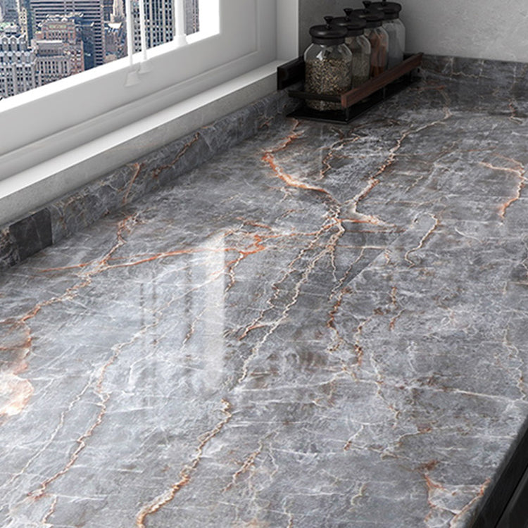 Modern Peel and Stick Backsplash PVC Rectangular Tile-Peel & Stick for Kitchen Dark Gray Clearhalo 'Flooring 'Home Improvement' 'home_improvement' 'home_improvement_peel_stick_blacksplash' 'Peel & Stick Backsplash Tile' 'peel_stick_blacksplash' 'Walls & Ceilings' Walls and Ceiling' 7423470