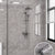 Modern Peel/Stick Backsplash Tile PVC Wallpaper for Bathroom Backsplash Dark Gray Clearhalo 'Flooring 'Home Improvement' 'home_improvement' 'home_improvement_peel_stick_blacksplash' 'Peel & Stick Backsplash Tile' 'peel_stick_blacksplash' 'Walls & Ceilings' Walls and Ceiling' 7423495