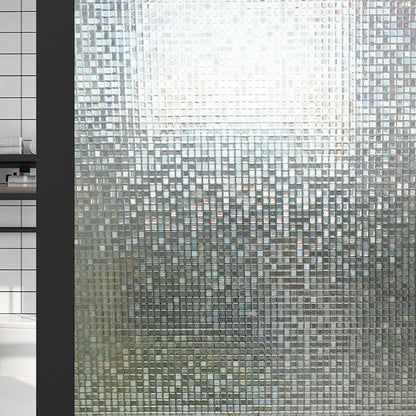Modern Peel and Stick Backsplash PVC Mosaic Tile Wallpaper for Shower Silver Clearhalo 'Flooring 'Home Improvement' 'home_improvement' 'home_improvement_peel_stick_blacksplash' 'Peel & Stick Backsplash Tile' 'peel_stick_blacksplash' 'Walls & Ceilings' Walls and Ceiling' 7423532
