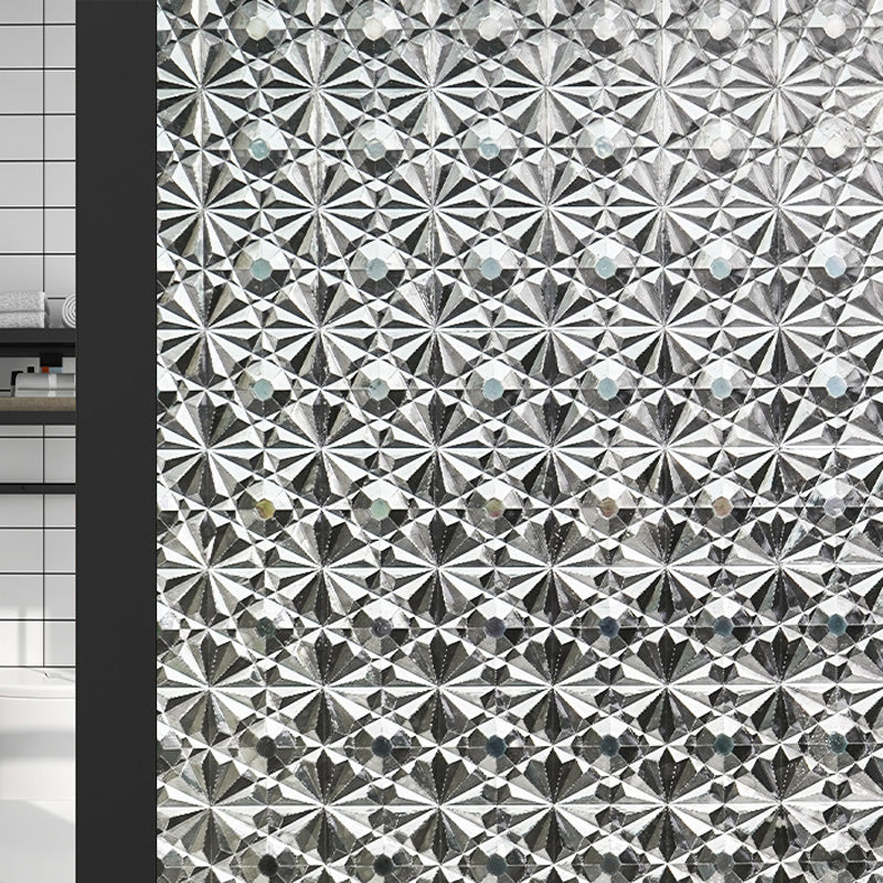 Modern Peel and Stick Backsplash PVC Mosaic Tile Wallpaper for Shower Bright Silver Clearhalo 'Flooring 'Home Improvement' 'home_improvement' 'home_improvement_peel_stick_blacksplash' 'Peel & Stick Backsplash Tile' 'peel_stick_blacksplash' 'Walls & Ceilings' Walls and Ceiling' 7423535