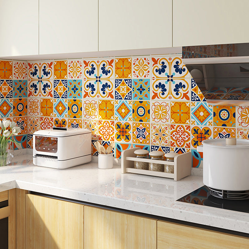 Modern Peel and Stick Backsplash PVC Mosaic Tile Wallpaper for Backsplash Wall Clearhalo 'Flooring 'Home Improvement' 'home_improvement' 'home_improvement_peel_stick_blacksplash' 'Peel & Stick Backsplash Tile' 'peel_stick_blacksplash' 'Walls & Ceilings' Walls and Ceiling' 7423659