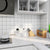 Modern Peel and Stick Backsplash PVC Mosaic Tile Wallpaper for Backsplash Wall White 24"L x 118"W Clearhalo 'Flooring 'Home Improvement' 'home_improvement' 'home_improvement_peel_stick_blacksplash' 'Peel & Stick Backsplash Tile' 'peel_stick_blacksplash' 'Walls & Ceilings' Walls and Ceiling' 7423661