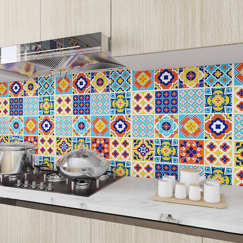 Modern Peel and Stick Backsplash PVC Mosaic Tile Wallpaper for Backsplash Wall Clearhalo 'Flooring 'Home Improvement' 'home_improvement' 'home_improvement_peel_stick_blacksplash' 'Peel & Stick Backsplash Tile' 'peel_stick_blacksplash' 'Walls & Ceilings' Walls and Ceiling' 7423662