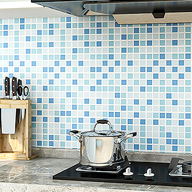 Modern Peel and Stick Backsplash PVC Mosaic Tile Field Tile for Kitchen Clearhalo 'Flooring 'Home Improvement' 'home_improvement' 'home_improvement_peel_stick_blacksplash' 'Peel & Stick Backsplash Tile' 'peel_stick_blacksplash' 'Walls & Ceilings' Walls and Ceiling' 7423693