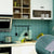 Modern Peel and Stick Backsplash PVC Mosaic Tile Field Tile for Kitchen Green 23.6" x 118.1" Clearhalo 'Flooring 'Home Improvement' 'home_improvement' 'home_improvement_peel_stick_blacksplash' 'Peel & Stick Backsplash Tile' 'peel_stick_blacksplash' 'Walls & Ceilings' Walls and Ceiling' 7423699