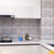 Modern Peel and Stick Backsplash PVC Mosaic Tile Field Tile for Kitchen Smoke Gray 17.7" x 118.1" Clearhalo 'Flooring 'Home Improvement' 'home_improvement' 'home_improvement_peel_stick_blacksplash' 'Peel & Stick Backsplash Tile' 'peel_stick_blacksplash' 'Walls & Ceilings' Walls and Ceiling' 7423705