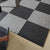 Modern Carpet Tiles Level Loop Glue Down Fade Resistant Carpet Tile Light Gray-Black 60-Piece Set Clearhalo 'Carpet Tiles & Carpet Squares' 'carpet_tiles_carpet_squares' 'Flooring 'Home Improvement' 'home_improvement' 'home_improvement_carpet_tiles_carpet_squares' Walls and Ceiling' 7423748