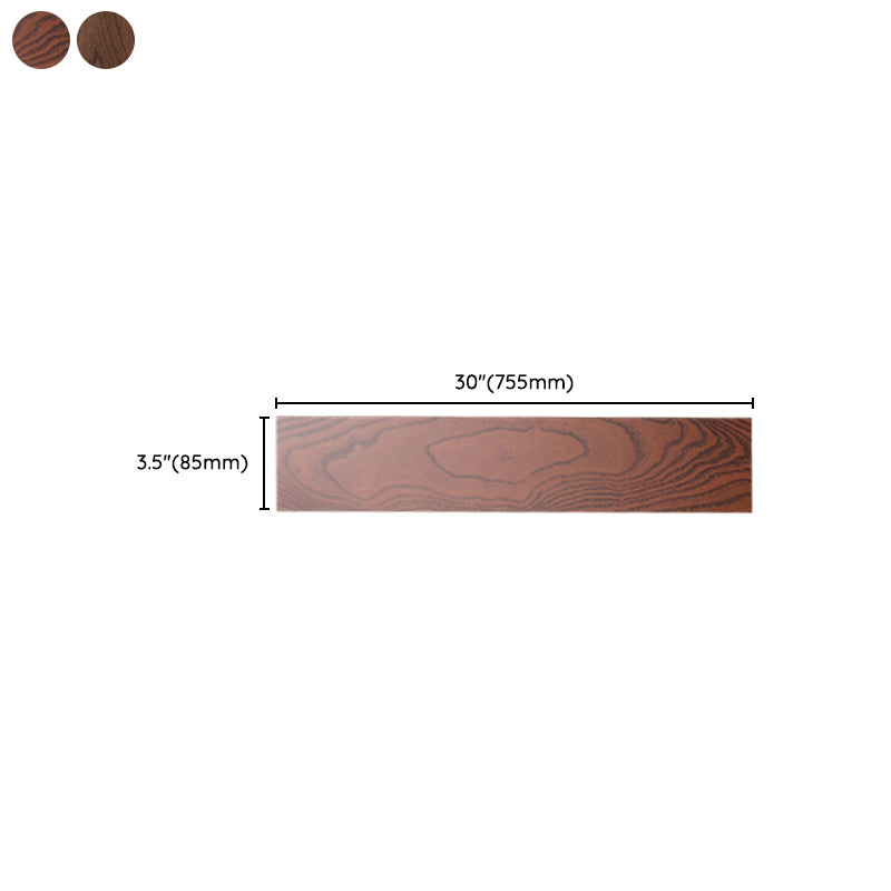 Waterproof Flooring Planks Solid Wood Click-Locking Hardwood Flooring Clearhalo 'Flooring 'Hardwood Flooring' 'hardwood_flooring' 'Home Improvement' 'home_improvement' 'home_improvement_hardwood_flooring' Walls and Ceiling' 7423779