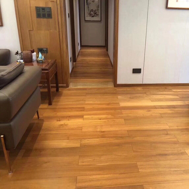 Solid Wood Flooring Water Resistant Interlocking Rectangle Plank Flooring 36"L x 5"W Natural Clearhalo 'Flooring 'Hardwood Flooring' 'hardwood_flooring' 'Home Improvement' 'home_improvement' 'home_improvement_hardwood_flooring' Walls and Ceiling' 7423802
