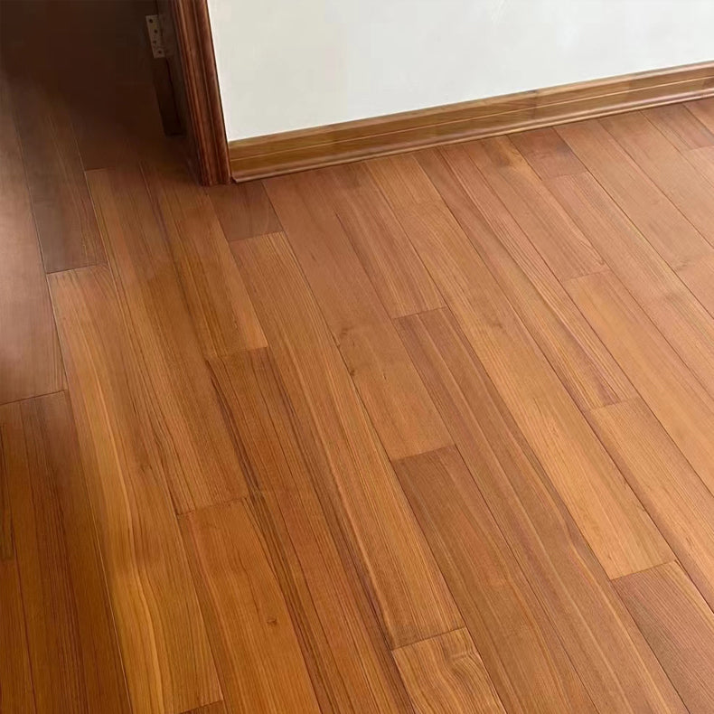 Solid Wood Flooring Water Resistant Interlocking Rectangle Plank Flooring Clearhalo 'Flooring 'Hardwood Flooring' 'hardwood_flooring' 'Home Improvement' 'home_improvement' 'home_improvement_hardwood_flooring' Walls and Ceiling' 7423811