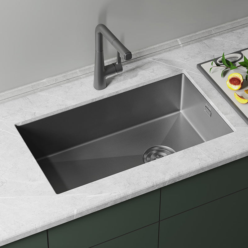 Soundproof Undermount Kitchen Sink Diversion Design Kitchen Sink with Faucet Clearhalo 'Home Improvement' 'home_improvement' 'home_improvement_kitchen_sinks' 'Kitchen Remodel & Kitchen Fixtures' 'Kitchen Sinks & Faucet Components' 'Kitchen Sinks' 'kitchen_sinks' 7423941