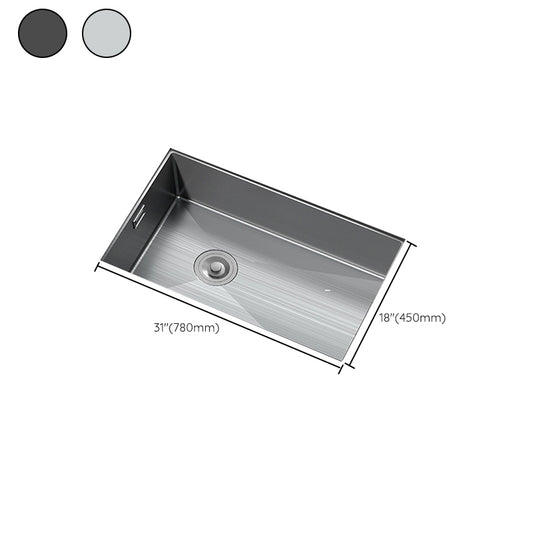 Soundproof Undermount Kitchen Sink Diversion Design Kitchen Sink with Faucet Clearhalo 'Home Improvement' 'home_improvement' 'home_improvement_kitchen_sinks' 'Kitchen Remodel & Kitchen Fixtures' 'Kitchen Sinks & Faucet Components' 'Kitchen Sinks' 'kitchen_sinks' 7423955
