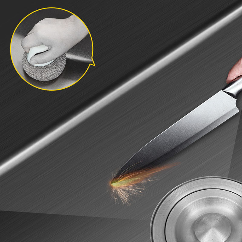 Stainless Steel Kitchen Sink Drop-In Double Bowl Kitchen Sink Clearhalo 'Home Improvement' 'home_improvement' 'home_improvement_kitchen_sinks' 'Kitchen Remodel & Kitchen Fixtures' 'Kitchen Sinks & Faucet Components' 'Kitchen Sinks' 'kitchen_sinks' 7424035