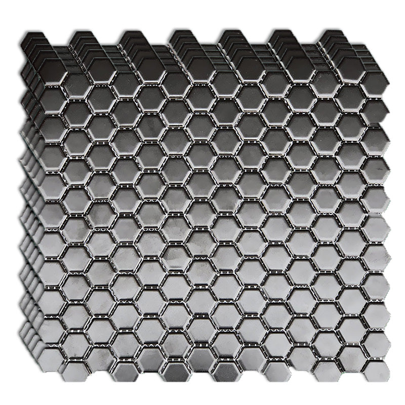 Wall and Floor Tile Straight Edge Geometric Pattern Wall and Floor Tile Textured Black 11.8"L x 10.2"W x 0.2"H Clearhalo 'Floor Tiles & Wall Tiles' 'floor_tiles_wall_tiles' 'Flooring 'Home Improvement' 'home_improvement' 'home_improvement_floor_tiles_wall_tiles' Walls and Ceiling' 7424139