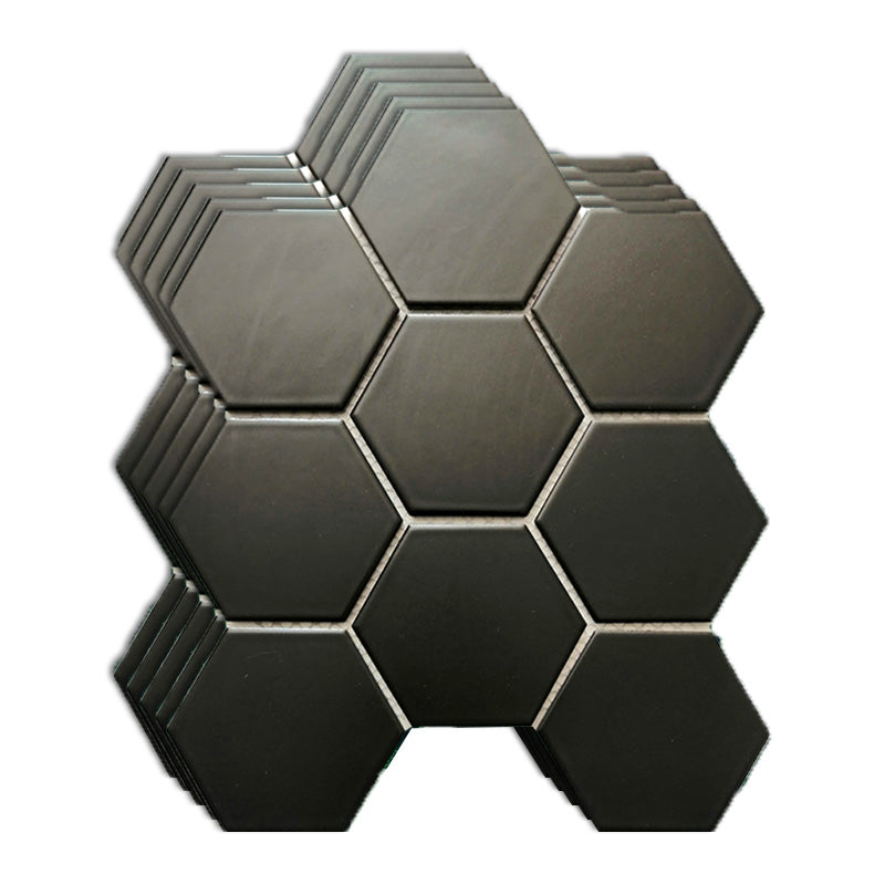 Wall and Floor Tile Straight Edge Geometric Pattern Wall and Floor Tile Textured Black 11.7"L x 10.1"W x 0.2"H Clearhalo 'Floor Tiles & Wall Tiles' 'floor_tiles_wall_tiles' 'Flooring 'Home Improvement' 'home_improvement' 'home_improvement_floor_tiles_wall_tiles' Walls and Ceiling' 7424142