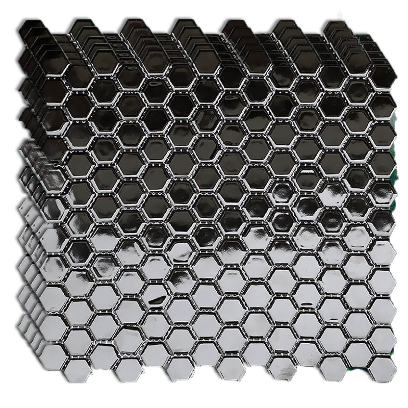 Wall and Floor Tile Straight Edge Geometric Pattern Wall and Floor Tile Black 11.8"L x 10.2"W x 0.2"H Clearhalo 'Floor Tiles & Wall Tiles' 'floor_tiles_wall_tiles' 'Flooring 'Home Improvement' 'home_improvement' 'home_improvement_floor_tiles_wall_tiles' Walls and Ceiling' 7424144