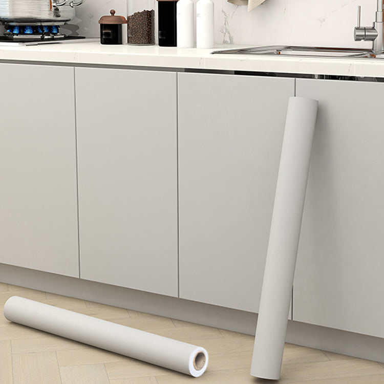 Modern Peel and Stick Wall Tile PVC Wallpaper for Kitchen and Bathroom Light Gray Clearhalo 'Flooring 'Home Improvement' 'home_improvement' 'home_improvement_peel_stick_blacksplash' 'Peel & Stick Backsplash Tile' 'peel_stick_blacksplash' 'Walls & Ceilings' Walls and Ceiling' 7424437