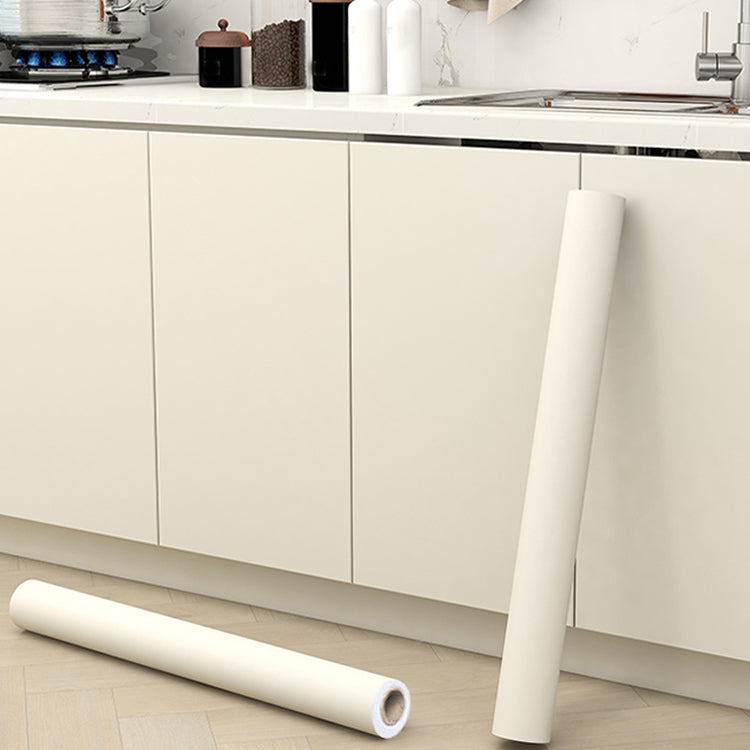 Modern Peel and Stick Wall Tile PVC Wallpaper for Kitchen and Bathroom Off-White Clearhalo 'Flooring 'Home Improvement' 'home_improvement' 'home_improvement_peel_stick_blacksplash' 'Peel & Stick Backsplash Tile' 'peel_stick_blacksplash' 'Walls & Ceilings' Walls and Ceiling' 7424443