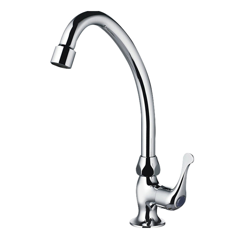 Modern Style Bar Faucet Copper Lever Handle 1-Hole Bar Faucet Clearhalo 'Home Improvement' 'home_improvement' 'home_improvement_kitchen_faucets' 'Kitchen Faucets' 'Kitchen Remodel & Kitchen Fixtures' 'Kitchen Sinks & Faucet Components' 'kitchen_faucets' 7431963