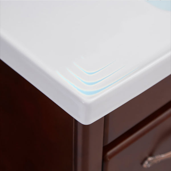 Mid Century Modern Sink Vanity Wall Mount Bathroom Vanity with Mirror Clearhalo 'Bathroom Remodel & Bathroom Fixtures' 'Bathroom Vanities' 'bathroom_vanities' 'Home Improvement' 'home_improvement' 'home_improvement_bathroom_vanities' 7433086