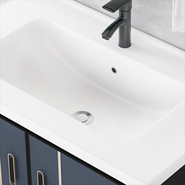 Glam Metal Sink Vanity Wall Mount Single-Sink Bathroom Vanity Clearhalo 'Bathroom Remodel & Bathroom Fixtures' 'Bathroom Vanities' 'bathroom_vanities' 'Home Improvement' 'home_improvement' 'home_improvement_bathroom_vanities' 7433354