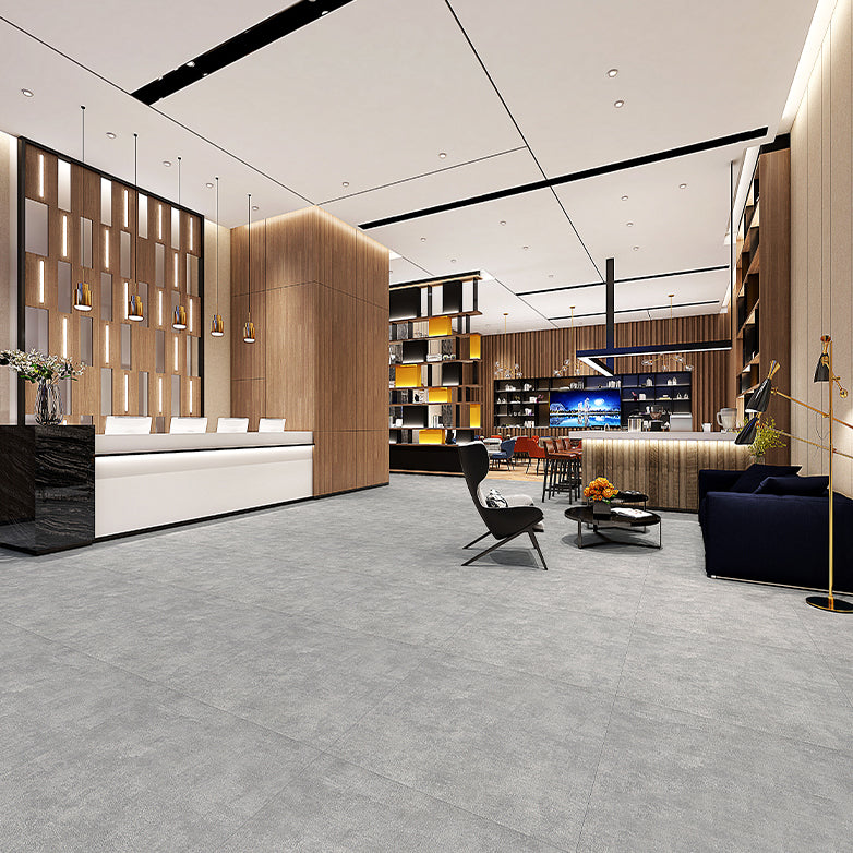 Cement Laminate Plank Flooring Modern Style Laminate Plank Flooring Clearhalo 'Flooring 'Home Improvement' 'home_improvement' 'home_improvement_laminate_flooring' 'Laminate Flooring' 'laminate_flooring' Walls and Ceiling' 7433740