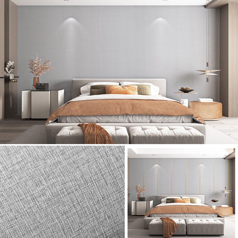 Modern Wall Panel Plain Peel and Stick Waterproof Wall Ceiling for Living Room Grey Clearhalo 'Flooring 'Home Improvement' 'home_improvement' 'home_improvement_wall_paneling' 'Wall Paneling' 'wall_paneling' 'Walls & Ceilings' Walls and Ceiling' 7434419