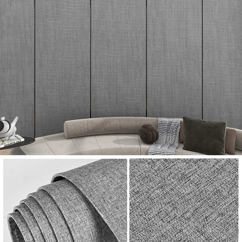 Modern Wall Panel Plain Peel and Stick Waterproof Wall Ceiling for Living Room Dark Gray Clearhalo 'Flooring 'Home Improvement' 'home_improvement' 'home_improvement_wall_paneling' 'Wall Paneling' 'wall_paneling' 'Walls & Ceilings' Walls and Ceiling' 7434421