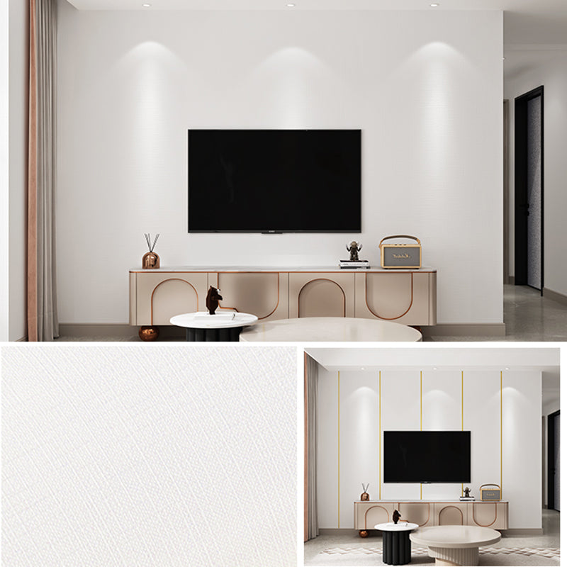Modern Wall Panel Plain Peel and Stick Waterproof Wall Ceiling for Living Room White Clearhalo 'Flooring 'Home Improvement' 'home_improvement' 'home_improvement_wall_paneling' 'Wall Paneling' 'wall_paneling' 'Walls & Ceilings' Walls and Ceiling' 7434426