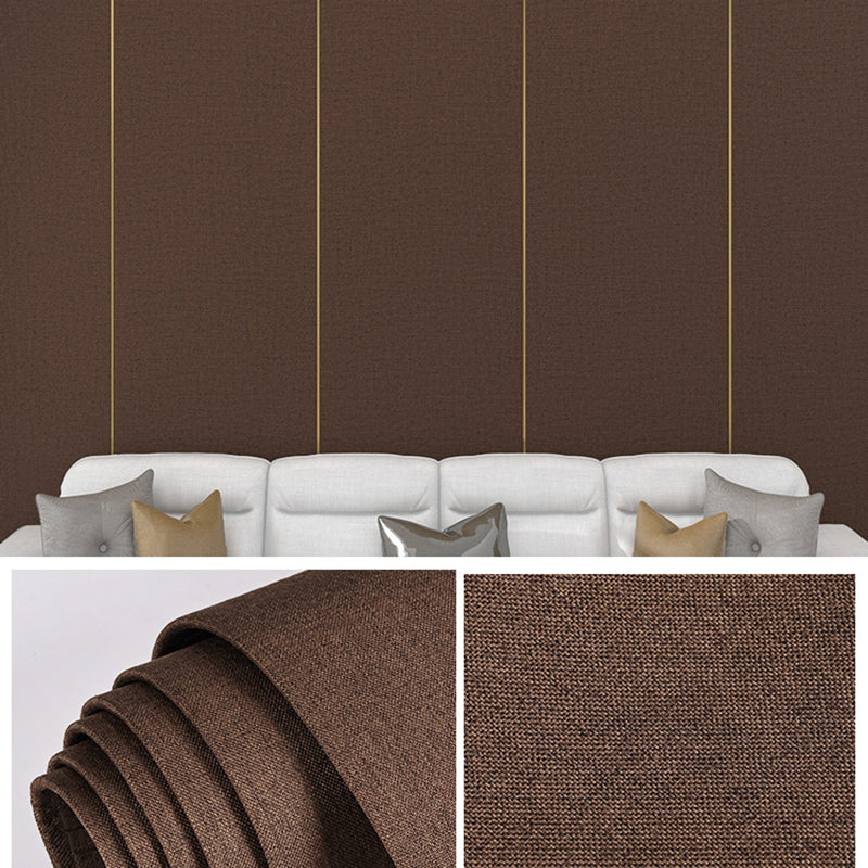 Contemporary Backsplash Panels Peel and Stick Waterproof Wall Paneling Coffee Clearhalo 'Flooring 'Home Improvement' 'home_improvement' 'home_improvement_wall_paneling' 'Wall Paneling' 'wall_paneling' 'Walls & Ceilings' Walls and Ceiling' 7434449