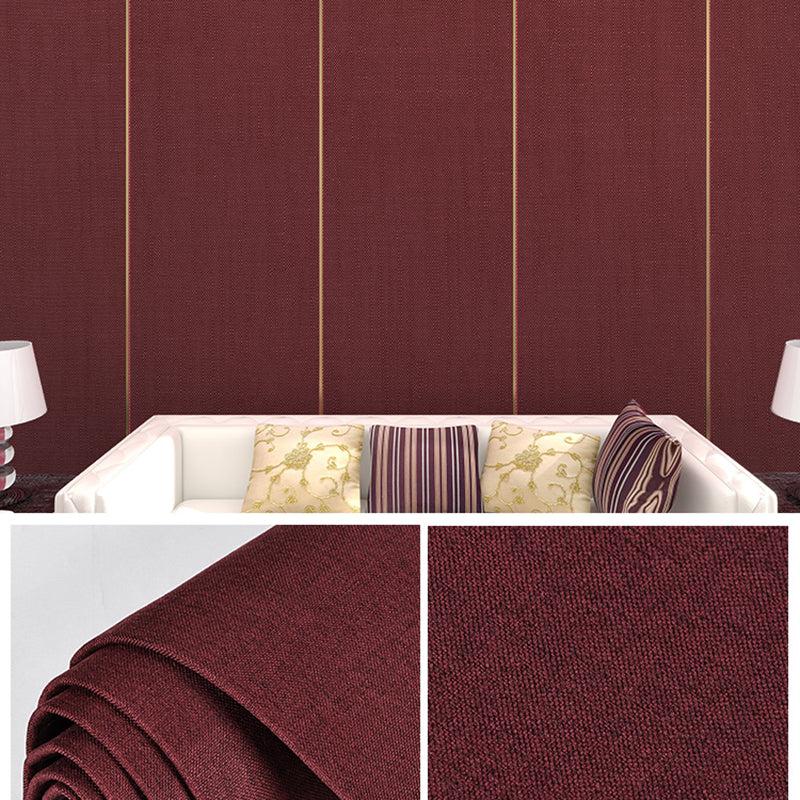 Contemporary Backsplash Panels Peel and Stick Waterproof Wall Paneling Burgundy Clearhalo 'Flooring 'Home Improvement' 'home_improvement' 'home_improvement_wall_paneling' 'Wall Paneling' 'wall_paneling' 'Walls & Ceilings' Walls and Ceiling' 7434451