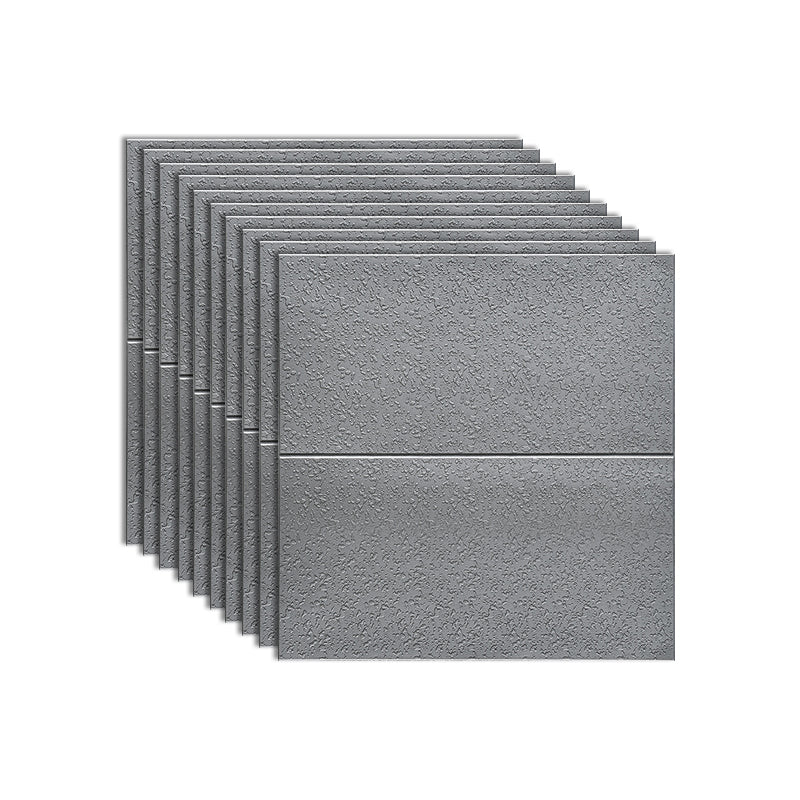 Waterproof Wall Access Panel Modern Simple Wall Access Panel for Living Room Grey 10-Piece Set Clearhalo 'Flooring 'Home Improvement' 'home_improvement' 'home_improvement_wall_paneling' 'Wall Paneling' 'wall_paneling' 'Walls & Ceilings' Walls and Ceiling' 7434475