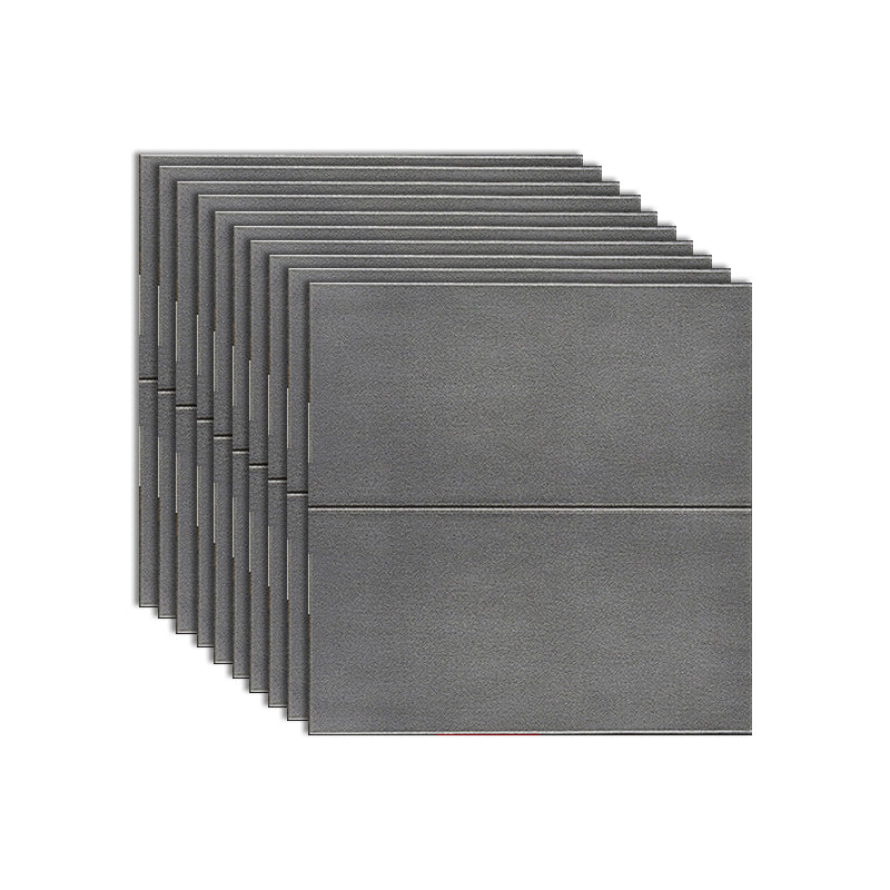 Waterproof Wall Access Panel Modern Simple Wall Access Panel for Living Room Dark Gray 10-Piece Set Clearhalo 'Flooring 'Home Improvement' 'home_improvement' 'home_improvement_wall_paneling' 'Wall Paneling' 'wall_paneling' 'Walls & Ceilings' Walls and Ceiling' 7434476