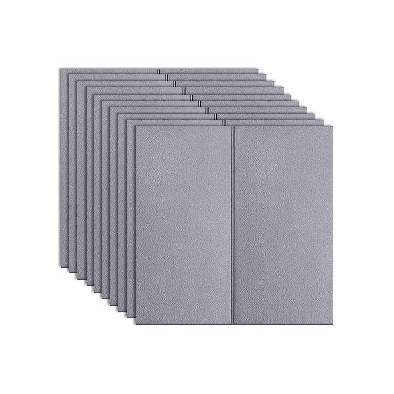 Waterproof Wall Access Panel Modern Simple Wall Access Panel for Living Room Light Gray 10-Piece Set Clearhalo 'Flooring 'Home Improvement' 'home_improvement' 'home_improvement_wall_paneling' 'Wall Paneling' 'wall_paneling' 'Walls & Ceilings' Walls and Ceiling' 7434479