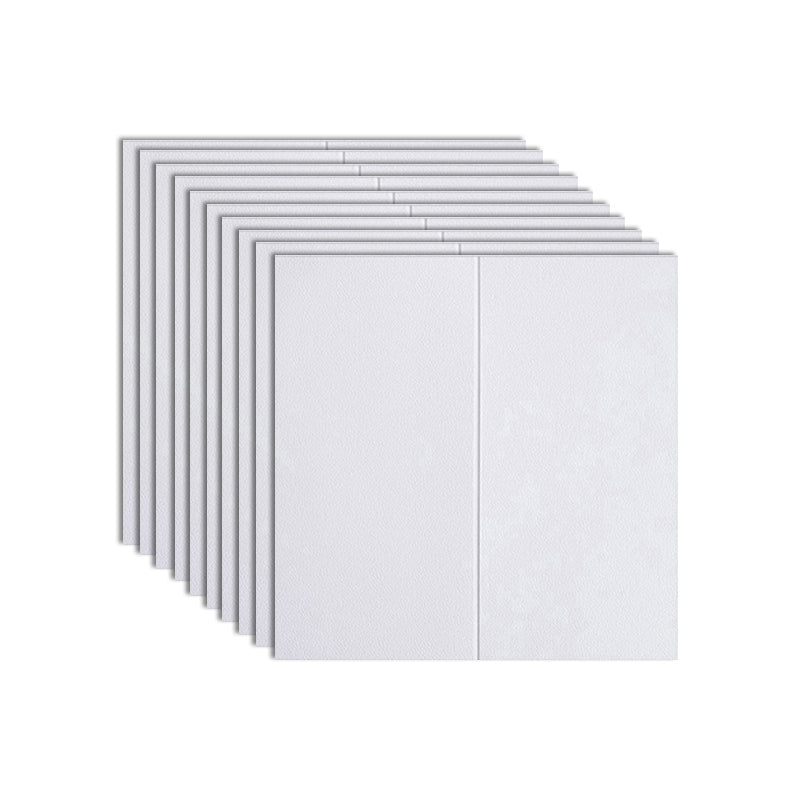Waterproof Wall Access Panel Modern Simple Wall Access Panel for Living Room White 10-Piece Set Clearhalo 'Flooring 'Home Improvement' 'home_improvement' 'home_improvement_wall_paneling' 'Wall Paneling' 'wall_paneling' 'Walls & Ceilings' Walls and Ceiling' 7434481