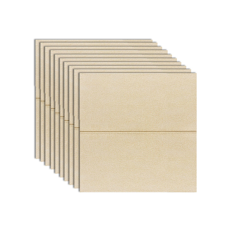 Waterproof Wall Access Panel Modern Simple Wall Access Panel for Living Room Beige 10-Piece Set Clearhalo 'Flooring 'Home Improvement' 'home_improvement' 'home_improvement_wall_paneling' 'Wall Paneling' 'wall_paneling' 'Walls & Ceilings' Walls and Ceiling' 7434482