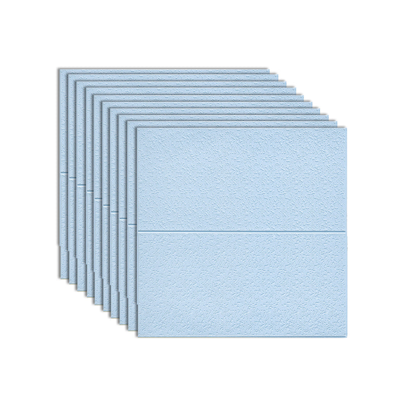 Waterproof Wall Access Panel Modern Simple Wall Access Panel for Living Room Light Blue 10-Piece Set Clearhalo 'Flooring 'Home Improvement' 'home_improvement' 'home_improvement_wall_paneling' 'Wall Paneling' 'wall_paneling' 'Walls & Ceilings' Walls and Ceiling' 7434490