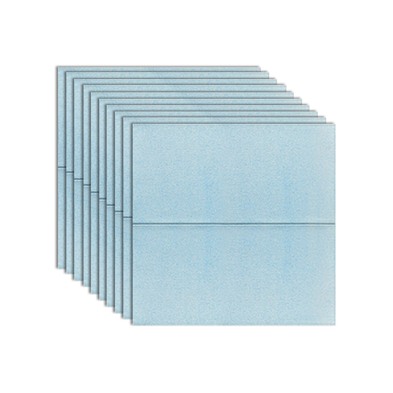 Waterproof Wall Access Panel Modern Simple Wall Access Panel for Living Room Sky Blue 10-Piece Set Clearhalo 'Flooring 'Home Improvement' 'home_improvement' 'home_improvement_wall_paneling' 'Wall Paneling' 'wall_paneling' 'Walls & Ceilings' Walls and Ceiling' 7434492