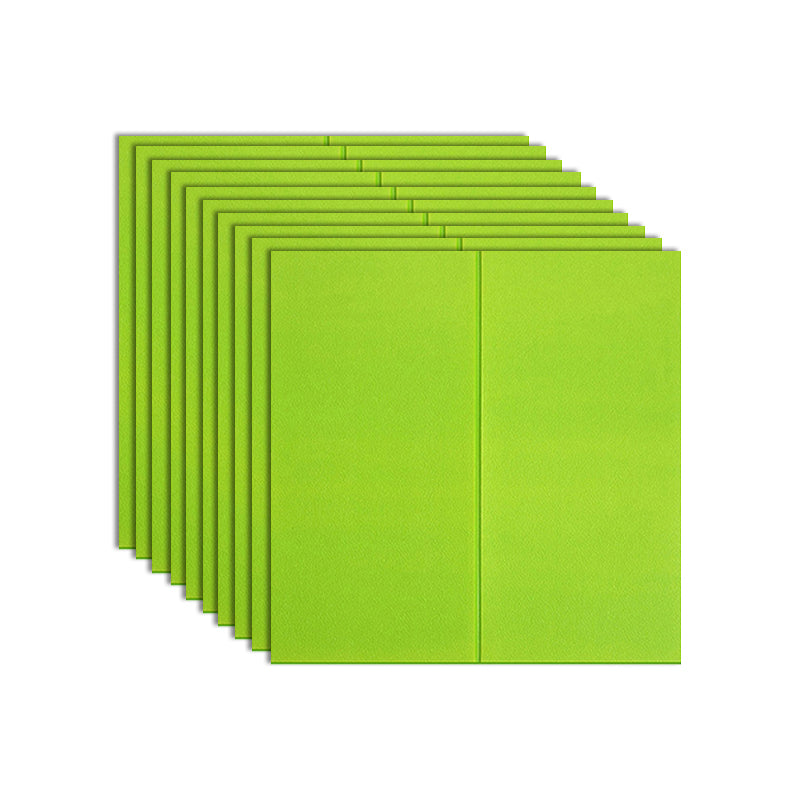 Waterproof Wall Access Panel Modern Simple Wall Access Panel for Living Room Green 10-Piece Set Clearhalo 'Flooring 'Home Improvement' 'home_improvement' 'home_improvement_wall_paneling' 'Wall Paneling' 'wall_paneling' 'Walls & Ceilings' Walls and Ceiling' 7434494