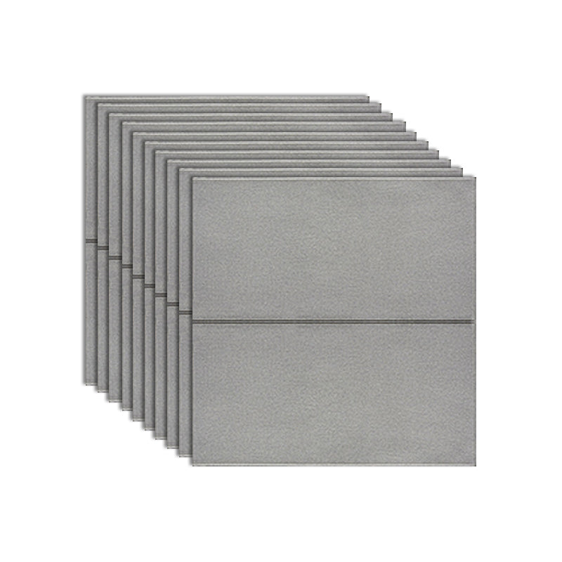 Waterproof Wall Access Panel Modern Simple Wall Access Panel for Living Room Silver Gray 10-Piece Set Clearhalo 'Flooring 'Home Improvement' 'home_improvement' 'home_improvement_wall_paneling' 'Wall Paneling' 'wall_paneling' 'Walls & Ceilings' Walls and Ceiling' 7434498