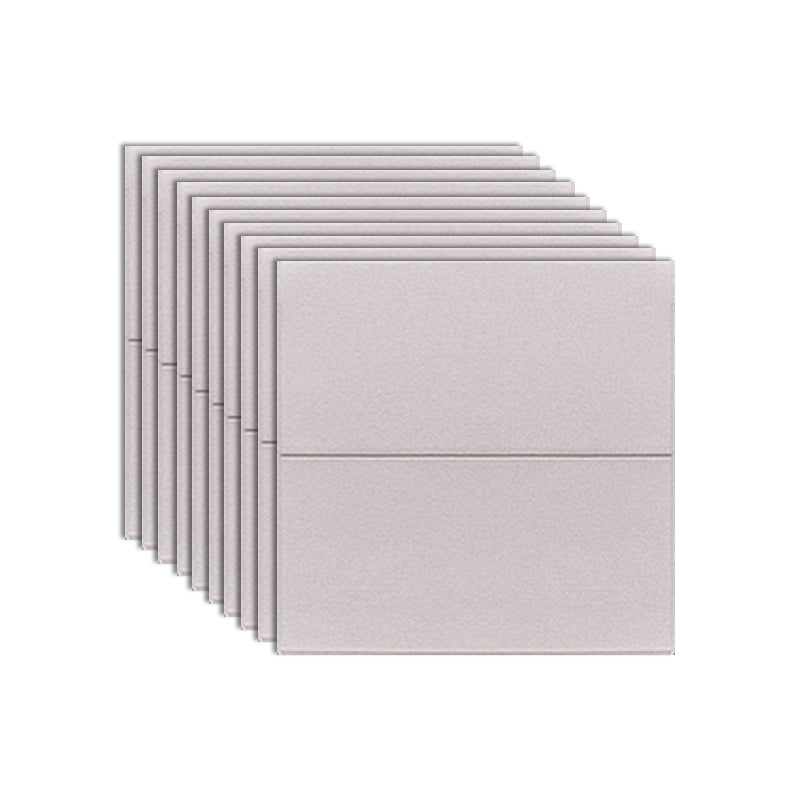 Waterproof Wall Access Panel Modern Simple Wall Access Panel for Living Room Gray-Pink 10-Piece Set Clearhalo 'Flooring 'Home Improvement' 'home_improvement' 'home_improvement_wall_paneling' 'Wall Paneling' 'wall_paneling' 'Walls & Ceilings' Walls and Ceiling' 7434499