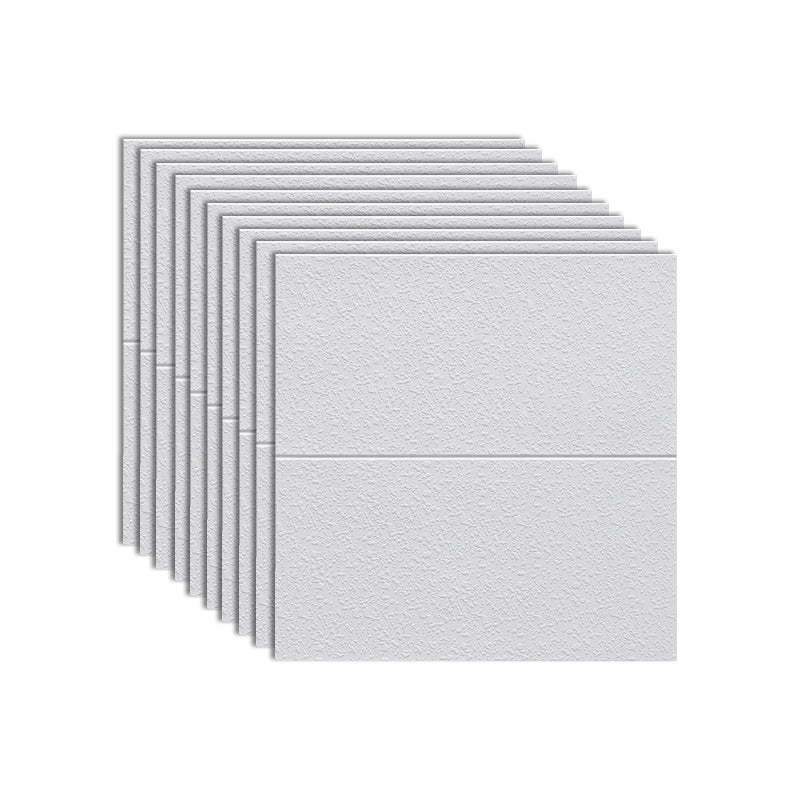 Waterproof Wall Access Panel Modern Simple Wall Access Panel for Living Room Off-White 10-Piece Set Clearhalo 'Flooring 'Home Improvement' 'home_improvement' 'home_improvement_wall_paneling' 'Wall Paneling' 'wall_paneling' 'Walls & Ceilings' Walls and Ceiling' 7434504