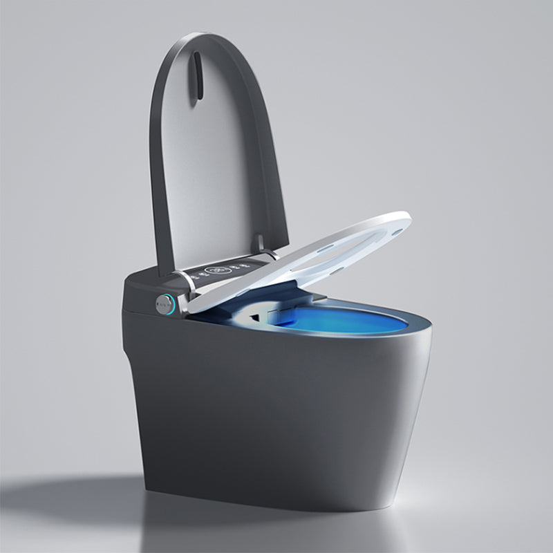 Contemporary Floor Mount Bidet Ceramic Foot Sensor Water Pressure Control Clearhalo 'Bathroom Remodel & Bathroom Fixtures' 'Bidets' 'Home Improvement' 'home_improvement' 'home_improvement_bidets' 'Toilets & Bidets' 7434556