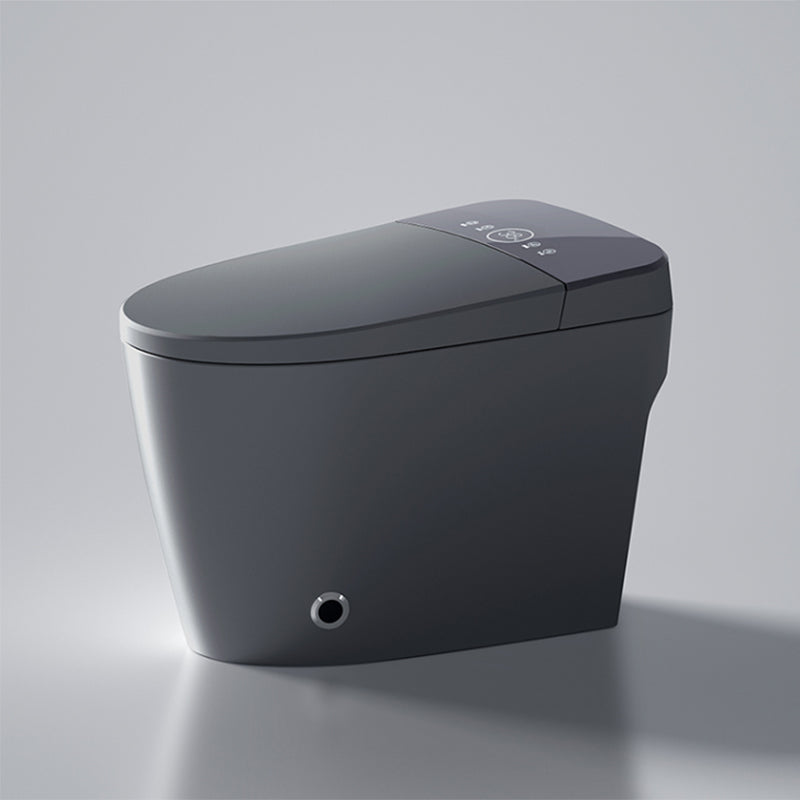 Contemporary Floor Mount Bidet Ceramic Foot Sensor Water Pressure Control Clearhalo 'Bathroom Remodel & Bathroom Fixtures' 'Bidets' 'Home Improvement' 'home_improvement' 'home_improvement_bidets' 'Toilets & Bidets' 7434558